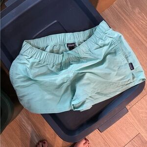 Patagonia Women's Light Green Athletic Shorts